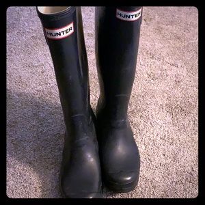 Hunter Boots with Hunter Warmers Siz 4M/5F